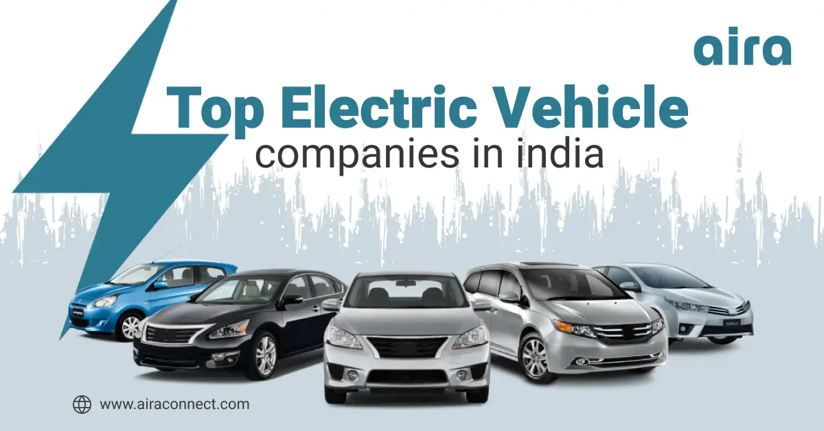 top electric vehicle companies in India